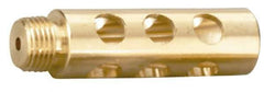 Coilhose Pneumatics - Blow Gun Safety Booster Nozzle - 1/8 NPSM, 1-1/2" Hose Length - Exact Tool & Supply