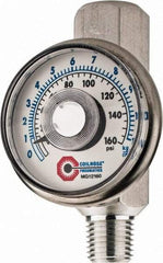 Coilhose Pneumatics - 1/4" Outlet, 160 Max psi, Inline Filters, Regulators & Lubricators - Flow Regulator with Gauge - Exact Tool & Supply
