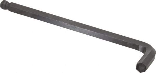 Eklind - 14mm Hex, Long Arm, Ball End Hex Key - 9-5/32" OAL, Metric System of Measurement - Exact Tool & Supply