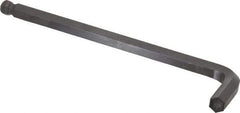 Eklind - 14mm Hex, Long Arm, Ball End Hex Key - 9-5/32" OAL, Metric System of Measurement - Exact Tool & Supply