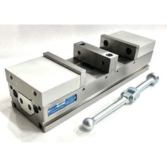 TE-CO - Machine Vises; Jaw Width (Inch): 28.5 ; Jaw Opening Capacity (Inch): 6 ; Orientation Type: Vertical ; Number of Stations: 2 ; Base Motion Type: Stationary ; Operation Type: Manual - Exact Tool & Supply