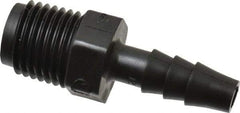 NewAge Industries - 1/4" Barb, 1/4 NPT, Multiple Barbed Tube Connector - Polyethylene, Male - Exact Tool & Supply