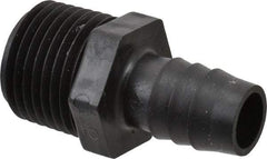 NewAge Industries - 1/2" Barb, 1/2 NPT, Multiple Barbed Tube Connector - Polyethylene, Male - Exact Tool & Supply