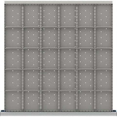 LISTA - 30-Compartment Drawer Divider Layout for 3.15" High Drawers - Exact Tool & Supply