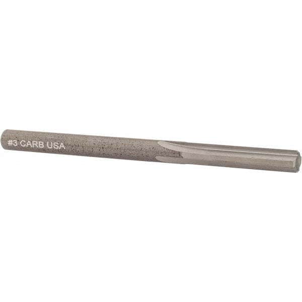 Hertel - #3 Solid Carbide 4 Flute Chucking Reamer - Exact Tool & Supply