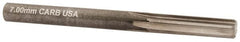 Hertel - 7mm Solid Carbide 6 Flute Chucking Reamer - Exact Tool & Supply