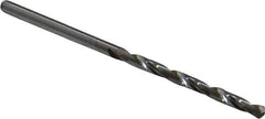 Hertel - #39 118° Solid Carbide Jobber Drill - Bright Finish, Right Hand Cut, Spiral Flute, Straight Shank, 2-1/4" OAL, Standard Point - Exact Tool & Supply