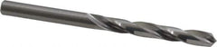 Hertel - #3 118° Solid Carbide Jobber Drill - Bright Finish, Right Hand Cut, Spiral Flute, Straight Shank, 3" OAL, Standard Point - Exact Tool & Supply