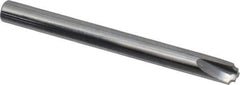 Hertel - 1/32" Radius, 3/16" Mill Diam, 3 Flute Solid Carbide Corner Rounding End Mill - Single End, Uncoated, 1/8" Tip Diam, 2" OAL, 3/16" Shank Diam - Exact Tool & Supply
