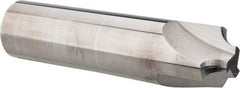 Hertel - 1/4" Radius, 1" Mill Diam, 3 Flute Solid Carbide Corner Rounding End Mill - Single End, Uncoated, 1/2" Tip Diam, 4" OAL, 1" Shank Diam - Exact Tool & Supply