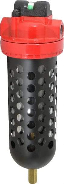 RTI Eliminizer - 3/8" 35 CFM Air Dryer/Filter Unit - Polycarbonate, 11-1/2" High x 3-3/4" Diam - Exact Tool & Supply