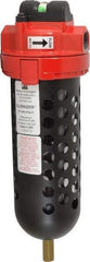 RTI Eliminizer - 1/2" 60 CFM Air Dryer/Filter Unit - Polycarbonate, 11-1/2" High x 3-3/4" Diam - Exact Tool & Supply
