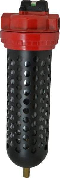 RTI Eliminizer - 1/2" 90 CFM Air Dryer/Filter Unit - Polycarbonate, 15-1/2" High x 5" Diam - Exact Tool & Supply