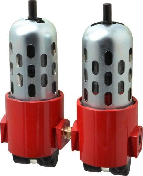 RTI Eliminizer - 1/4" 20 SCFM Air Dryer/Filter Unit - Polycarbonate, 6-1/2" Wide x 7-1/2" High - Exact Tool & Supply