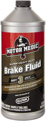 Motor Medic - 32 oz Super Heavy Duty Brake Fluid - DOT 3 Transportation - Exact Tool & Supply