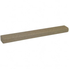 Norton - 10" Long x 1-5/16" Wide x 3/4" Thick, Aluminum Oxide Sharpening Stone - Flat Stone, Coarse Grade - Exact Tool & Supply