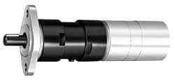 Ingersoll-Rand - 0.64 - 0.79 hp Single Direction Air Actuated Motor - 44:1 Gear Ratio, 232 Max RPM, 1" Shaft Length, 9.2" OAL - Exact Tool & Supply