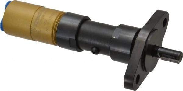 Ingersoll-Rand - 0.14 - 0.19 hp Reversible Air Actuated Motor - 44:1 Gear Ratio, 262 Max RPM, 1" Shaft Length, 6.6" OAL, 3/8" Shaft Diam - Exact Tool & Supply