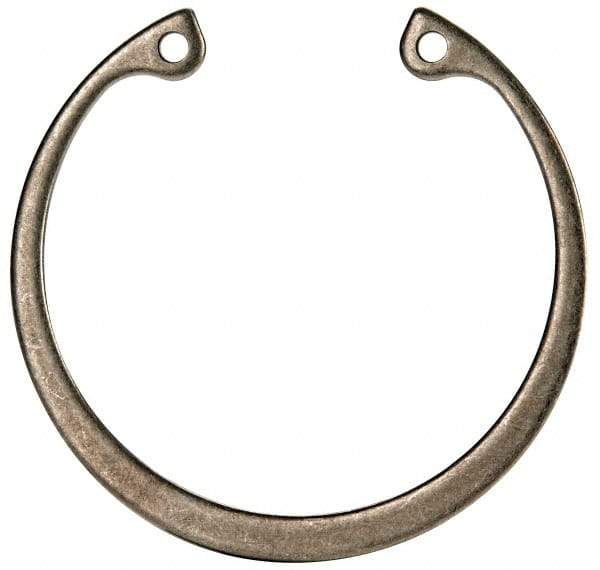 Rotor Clip - 0.062" Thick, Passivated Finish, Stainless Steel Snap Internal Retaining Ring - 0.068" Groove Width, 0.057" Groove Depth, 1.989" Groove Diam, Grade 15-7 Grade 632 - Exact Tool & Supply