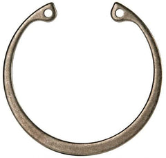 Rotor Clip - 0.062" Thick, Passivated Finish, Stainless Steel Snap Internal Retaining Ring - 0.068" Groove Width, 0.057" Groove Depth, 1.989" Groove Diam, Grade 15-7 Grade 632 - Exact Tool & Supply