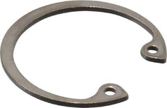Rotor Clip - 0.042" Thick, Passivated Finish, Stainless Steel Snap Internal Retaining Ring - 0.046" Groove Width, 0.028" Groove Depth, 0.931" Groove Diam, Grade 15-7 Grade 632 - Exact Tool & Supply