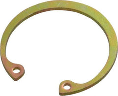 Rotor Clip - 0.042" Thick, Cadmium-Plated Finish, Steel Snap Internal Retaining Ring - 0.046" Groove Width, 0.033" Groove Depth, 1.066" Groove Diam, Grade 1060-1090 - Exact Tool & Supply