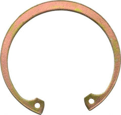 Rotor Clip - 0.062" Thick, Cadmium-Plated Finish, Steel Snap Internal Retaining Ring - 0.068" Groove Width, 0.054" Groove Depth, 1.858" Groove Diam, Grade 1060-1090 - Exact Tool & Supply
