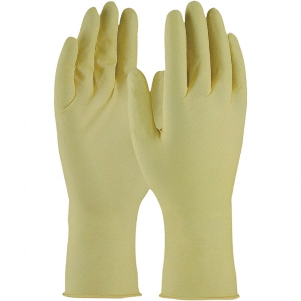 CleanTeam - Disposable/Single Use Gloves Powder Style: Powder Free Material: Latex - Exact Tool & Supply