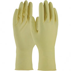 CleanTeam - Disposable/Single Use Gloves Powder Style: Powder Free Material: Latex - Exact Tool & Supply