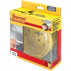 Starrett - 5-1/4" Diam, 1-5/8" Cutting Depth, Hole Saw - High Speed Steel Saw, Toothed Edge - Exact Tool & Supply