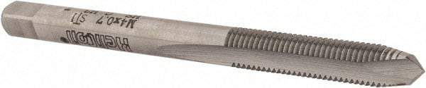 Heli-Coil - M4x0.70 Metric Coarse, D3, 2 Flutes, Plug Chamfer, Bright Finish, High Speed Steel Spiral Point STI Tap - 2-3/8" OAL, 7/8" Thread Length, 5H Class of Fit - Exact Tool & Supply