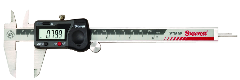 #EC799A-6/150 -  0-6" / 0-150mm Electronic Caliper-No SPC Output - Exact Tool & Supply