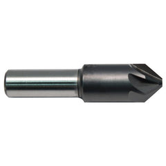 1/4 HSS 6 FL Csink,82 Deg,Blaze Coated Alternate Manufacture # 79078 - Exact Tool & Supply