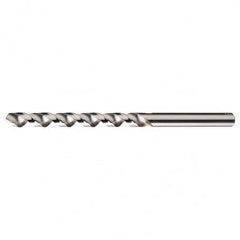 #51 RHS / RHC HSS 118 Degree Radial Point High Helix Taper Length Drill - Bright - Exact Tool & Supply