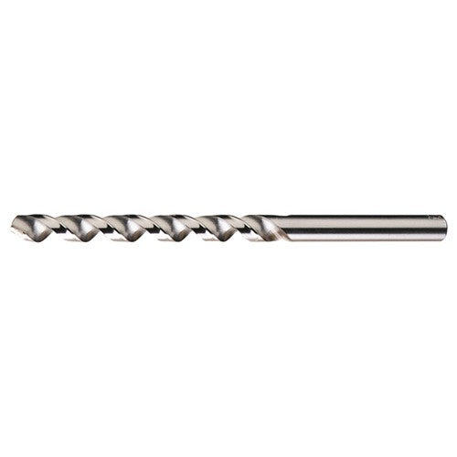 #60 RHS / RHC HSS 118 Degree Radial Point High Helix Taper Length Drill - Bright - Exact Tool & Supply