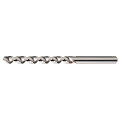 #1 RHS / RHC HSS 118 Degree Radial Point High Helix Taper Length Drill - Bright - Exact Tool & Supply