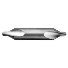 ‎#8 × 3-1/2″ OAL 60 Degree HSS Plain Center Drill Bright - Exact Tool & Supply