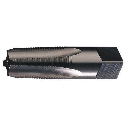 ‎1/16-27 NPT 4 Flute Taper Pipe HSS Medium Hook Taper Pipe Tap- Bright - Exact Tool & Supply