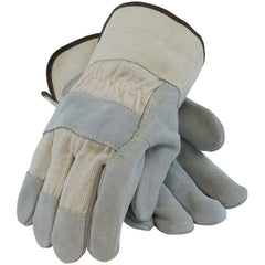 ‎80-8800/S Split Leather Palm - Platinum Series - Heavy Side - Heavy White Canvas - Kevlar Stitch - SC - Exact Tool & Supply