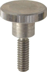 KIPP - 24mm Head, Knurled Knob - Threaded Stem, Stainless Steel - Exact Tool & Supply