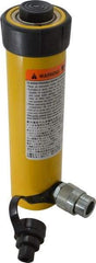 Enerpac - 15 Ton, 6" Stroke, 18.85 Cu In Oil Capacity, Portable Hydraulic Single Acting Cylinder - 3.14 Sq In Effective Area, 10.69" Lowered Ht., 16.69" Max Ht., 2" Cyl Bore Diam, 1.625" Plunger Rod Diam, 10,000 Max psi - Exact Tool & Supply