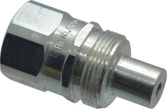 Enerpac - 3/8 NPTF Hydraulic Hose Regular-Flow Male Coupler - 10,000 psi - Exact Tool & Supply