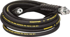 Enerpac - 1/4" Inside Diam x 3/8 NPT 20' Hydraulic Pump Hose - 10,000 psi, CH-604 Opposite End, Rubber - Exact Tool & Supply