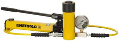 Enerpac - 25 Ton Capacity, Cylinder No. RC-256, Manual Hydraulic Pump & Cylinder Set - Pump No. P-392 - Exact Tool & Supply