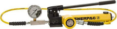 Enerpac - 20 Ton Capacity, Cylinder No. RCS-201, Manual Hydraulic Pump & Cylinder Set - Pump No. P-392 - Exact Tool & Supply