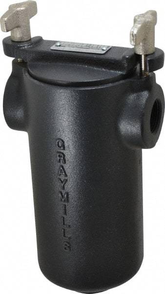 Graymills - 1 Outlet Size, Pump Filter - 11-3/4 Long, 30 Mesh - Exact Tool & Supply