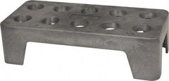 Made in USA - 10 Tool Capacity, Toolholder Size 40, Portable Plastic Tool Holder Rack and Tray - 16 Inch Long x 7 Inch Wide x 5 Inch High - Exact Tool & Supply