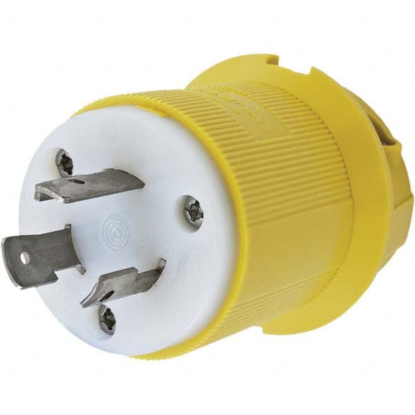 Hubbell Wiring Device-Kellems - 250V 20A NEMA L6-20P Marine Twist Lock Plug - Exact Tool & Supply