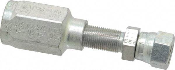 Parker - 9/16-18 Thread Hydraulic Hose Fitting - -6 Hose Size, 3/8" Hose Diam - Exact Tool & Supply