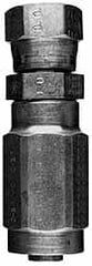 Parker - 1-5/16-12 SAE Steel Hydraulic Hose Female JIC 37° Swivel, Straight - Exact Tool & Supply